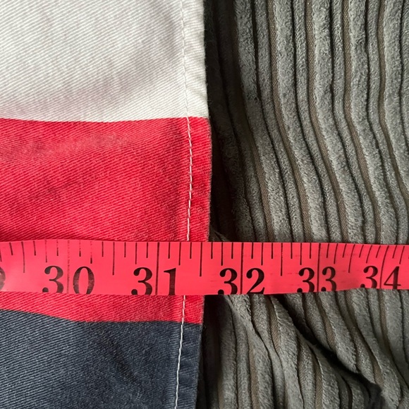 TOMMY HILFIGER Men's Stripe Hooded RELAXED Button Shirt Cotton - Picture 5 of 6